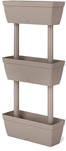 KIT FIORIERE VERTICALI kit 3 pz - colore grigio