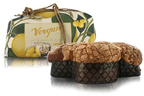 Vergani Colomba Gourmet Limoncello 750 gr. con Scorze di Limone Candito, Senza Arancia Candita