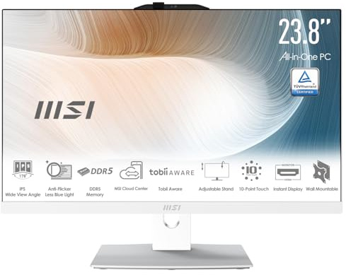 MSI Modern AM242TP 1M-1874AT - All-in-One-PC - 60 cm (23.8) - 16GB RAM - 512GB SSD - i5-120U - W11H (00AE0722-1874)