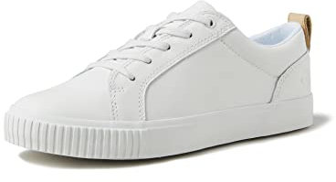 Timberland Newport bay Leather Oxford, Donna, Bianco Full Grain, 42 EU