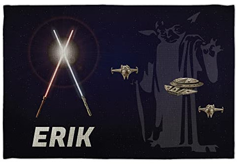 Platzset mit Namen. Tischset Kinder. Platzdeckchen Abwaschbar Kinder. Tischset mit Namen. 30x45 cm. Personalisierte Geschenke. Star Wars