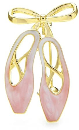 Emaille Ballettschuhe Broschen für Frauen 3-farbige Tänzerin Mädchen Schuhe Party Büro Brosche Pins Geschenke