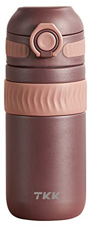 TITIROBA TKK Thermobecher 450ml Schokolade Kaffeebecher aus Edelstahl doppelwandig isoliert, auslaufsicher - Coffee to go Becher für Kaffee & Tee