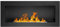 Lucca Bioethanol-Kamin für Wand oder Einbau, schwarz, L 90 x T 12 x H 40 cm