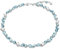 Swarovski Collar Gema 5666007 azul baño de rodio