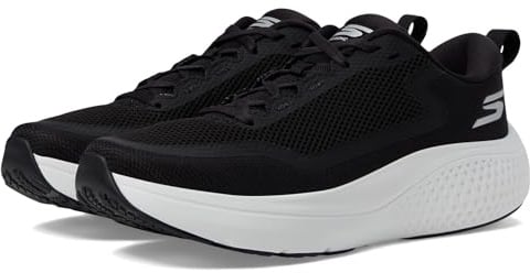 Skechers Go Run Supersonic Max Sneaker für Herren, Schwarz/Weiß, 42.5 EU