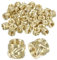 QUARKZMAN Écrous à Insérer Cannelés, 50 Pièces M5 x 6mm L x 7mm OD en Laiton pour Impression 3D, Inserts Filetés Femelles, D'Insertion