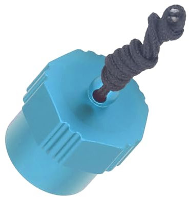 JTLB Universal-Staubschutzhülle aus Aluminiumlegierung die 1. Stufe mit Gewinde Atemregler, DIN-Tauch-Staubkappe, Ideal Zum Tauchen (Blau)