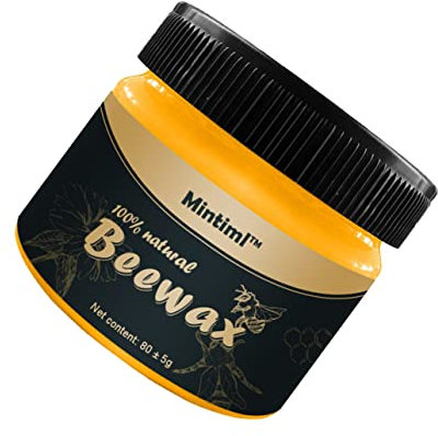 TOPBATHY 4 Pièces Cire D'assaisonnement Pour Bois Entretien Du Bois Cire D'abeille Buzzywaxx Cire Résistante à L'usure Cire D'abeille Pour Meubles Nettoyage Ménager Naturel Cire à Plancher