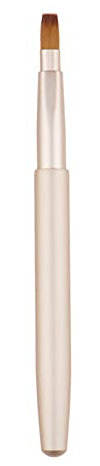 Reise-Lippenpinsel-Applikatoren, flach für Lippenstift, Glanzcreme, tragbar, mit Kappe, professionelles Make-up-Pinsel-Werkzeug, Lippenstift-Pinsel, Applikator, Stäbe mit Kappe, einziehbar für