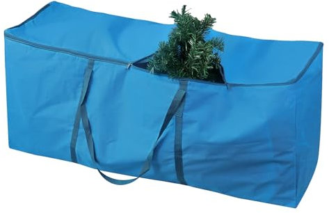 Weihnachtsbaum Aufbewahrungstasche,Wasserdicht Oxford Aufbewahrung mit Doppel Reißverschlüssen,Weihnachtsbaum Transporthülle für bis zu 7.5ft Weihnachtsbäume und andere Weihnachtsdekorationen