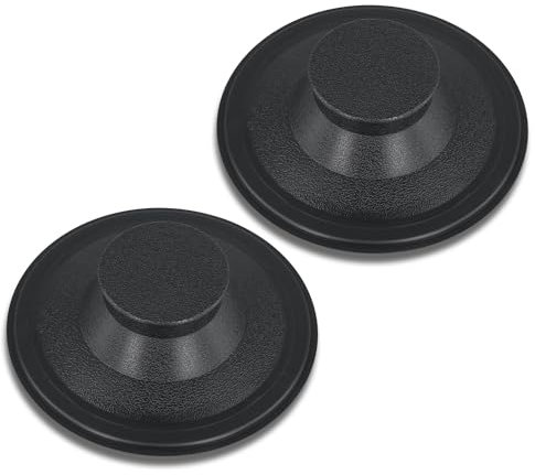 2pcs Sink Stopper for InSinkErator, Sink Strainer for Kitchen Drain Garbage Disposal Plug Suitable for Standard 3-1/2 Drains Rubber Drain Insert Compatible with Kohler Waste King Whirlpool