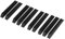 10 x Replacement Piano Keyboard Keys - Black