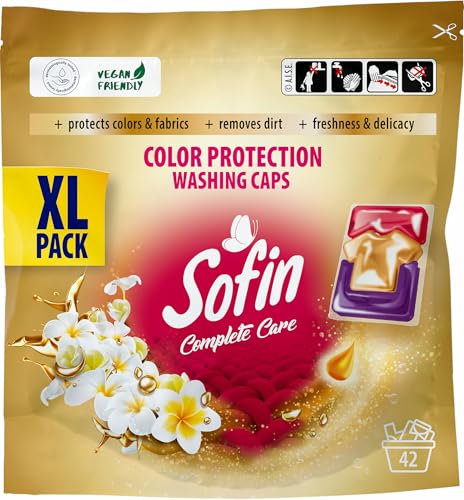 Sofin Color Protection Kapseln Wäschekapseln Tabs Caps für Farbe/Color - 42 Waschgänge