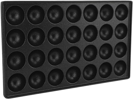 ZASCHMOY Nonstick 28 Hole Takoyaki Pan for Octopus Meatballs Baking Tray in Aluminum - Versatile Frying Pan for Quail Eggs and Meat Balls