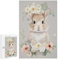 1000 Piece Wooden Jigsaw – Floral Rabbit Design for Adults – Mindful Puzzle Hobby and Nature-Inspired Wall Art Décor