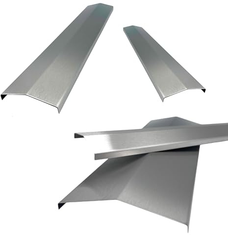 gastro-blechdesign | Flammenverteiler für Gasgrill | Flammenblech Gasgrill | Brennerabdeckung | Flammblech | Edelstahl Hitzeblech |Hitzeschutzblech | Gasgrill Ersatzteil (L: 36,5 cm B: 12 cm)
