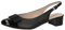 CAPRICE Damen Slingpumps mit Schleife Elegant, Schwarz (Black Comb), 38.5 EU