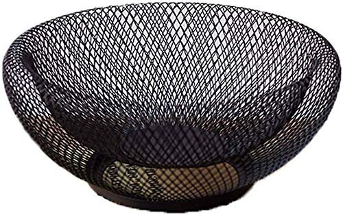 JTKDL Fruit Panier de Rangement Stand Style créatif Nordique Fer Fruits légumes Fruit Bowl Fruit Basket Chambre à Coucher Bureau Grande Capacité Moderne Cuisine Fer forgé Countertop
