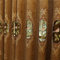SLOW SOUL 2er Set Gestickte Vögel 80% Verdunklungsvorhänge für Wohnzimmer Schlafzimmer Esszimmer Gardinen High End Vorhang mit Ösenoberteil braun Stoff 124 x 213 cm (B x H)