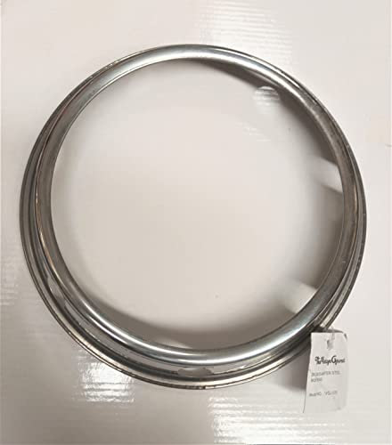 AuraHome Commercial Grade Authentic Carbon Steel Wok Heavy Duty Traditional Hand Crafted Strong Wooden Handle & Helper Round or Flat Bottomed Optional Ring (28cm Diameter Ring) (VG WOKS)