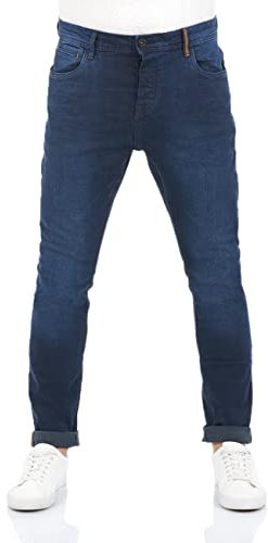 riverso Jeans Herren Stretch Tapered Fit RIVToni Jeanshose Hose Denim, Farbe:Dark Blue Denim (D233), Größe:31W / 34L