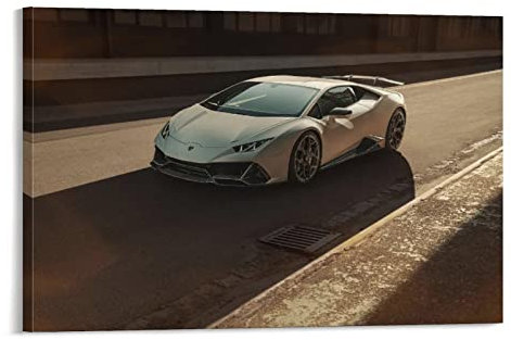 KWID Supercar-Poster für Lamborghini Huracan Hyper Auto-Poster, dekoratives Gemälde, Leinwand, Wandposter und Kunstbild, modernes Familien-Schlafzimmer, Dekor-Poster, 40 x 60 cm