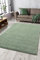 Mia´s Teppiche Lessy Waschbar Teppich, Hochflor, Langflor, Wohnzimmer, Schlafzimmer, Einfarbig, waschbar, Anti-Rutsch, 30 mm Florhöhe, Grün, 160 x 230 cm
