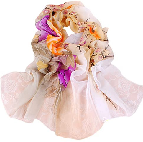 FAIRYGATE Schals & Tücher für Damen Tücher Damen Chiffon Schal Stola für Abendkleider Bandana Großes Tuch Damen Elegant A4520