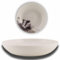 440s Wrendale Designs Porzellan Pasta- & Suppenteller Dachs ca. 22cm D Royal Worcester tiefer Suppen-Teller mit Tier Motiv von der britischen Künstlerin Hannah Dale zum Essen servieren & als Geschenk