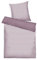 TOM TAILOR Renforcé-Bettwäsche, 80x80 cm + 135x200 cm, 100% Baumwolle/ Renforcé, mit Wendemotiv und farbigem Markenreißverschluss, MEDIUM STRIPES Lila, Weiß (Cozy Mauve & Crisp White)