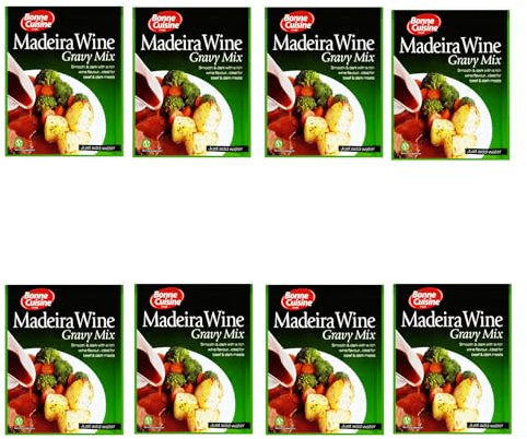 Rich Madeira Wine Gravy Mix Bundle - Gourmet Sauce for Meat Dishes - with 8 x Bonne Cuisine 30g Sachets
