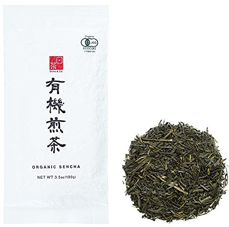 Ocha & Co. Organic Sencha - Premium Loose Leaf Japanese Green Tea - High Grade Sencha - Mild, Rich & Refreshing Taste, 100g/3.5oz.