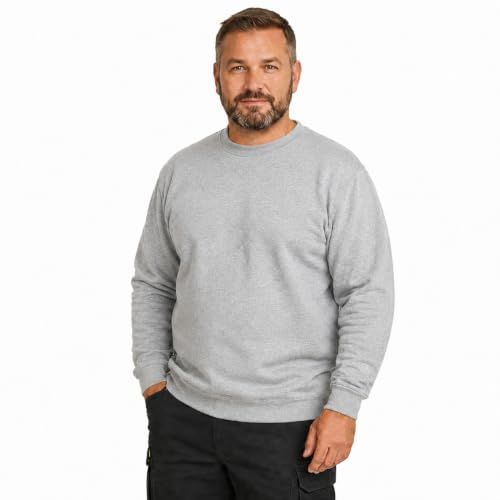 PRO RTX Pro Sweat-shirt jusqu'à la taille 7XL, gris, L