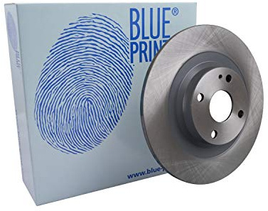Blue Print ADM543134 Brake Disc Set (2 Brake Disc) rear, full, No. of Holes 4