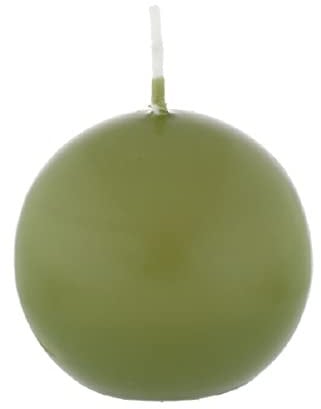 Kugelkerzen Scottish Grün, Ø 8 cm, 6 Stück, deutsche Markenkerzen in RAL Kerzen Güte Qualität