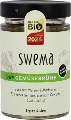 Frische Gemüsebrühe klassisch für 12 Liter, 73% Gemüse, Steinsalz, Gewürze 6 x 320 g