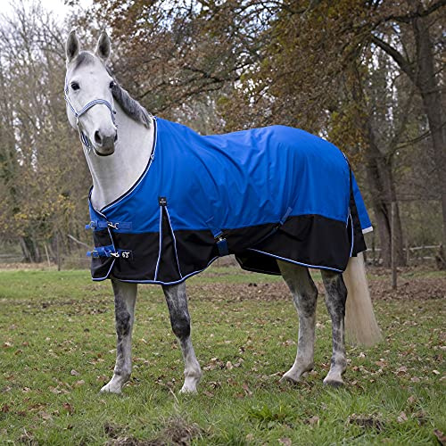 Equi-Theme EQUITHEME Decke Aisance 1200D ? 50 g ? Farben ? Blau/Schwarz, Größe Decke ? 6.9