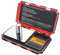 Brifit 200g/0,01g Feinwaage, Digitale Taschenwaage Digitalwaage, Grammwaage, Goldwaage, Milligrammwage mit 50g Edelstahl Kalibriergewicht, Kontrastreiches LCD, Tara Funktion, Auto Aus Funtion(Rot)