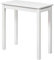 hagge home Skandinavisch Holz Tisch Schreibtisch Kleiner Tisch Esstisch Computertisch Küchentisch Office Desk PC Tisch Homeoffice Esszimmertisch Wohnzimmertisch Arbeitszimmertisch 75x38 Weiß