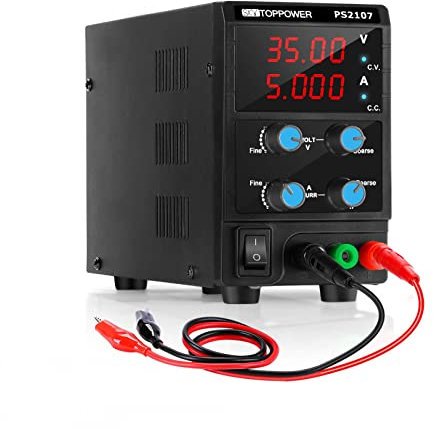 Labornetzteil 0-35V / 0-5A DC Regelbar Labornetzgerät Verstellbares DC-Netzteil für Electroinc DIY Laborunterricht, Elektronikreparatur, Galvanisieren