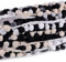 17m Bommelborte bunt 30mm Pomponborte Bommelband Pompon Bommeln, Farbwahl, Farbe:schwarz | weiß | creme
