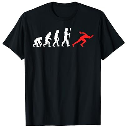 Sprinter - Rennen Evolution - Leichtathletik T-Shirt