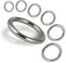 PROTECH 1 Stück O-Ring Edelstahlringe - Ring 10x60mm Rundringe aus rostfreiem Edelstahl A4 V4A geschweißt poliert Metallring
