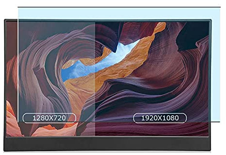 Vaxson 2 Stück Anti Blaulicht Schutzfolie kompatibel mit Eyoyo Monitor EM15R 15.6 Display Bluelight folie folien Displayschutzfolie （ nicht Panzer Schutz Glas folie SchutzGlas nicht PanzerGlas ）