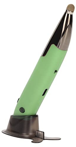Topiky Souris Stylo Optique de Poche sans Fil, Souris Stylo Optique sans Fil USB Rechargeable 2,4 G, Mini Souris Ergonomiques Réglables DPI pour Ordinateur Portable de Bureau (Vert)