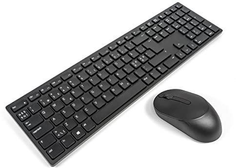 Dell KM5221W NORDIC Pro Wireless Keyboard & Mouse Combo Bundle
