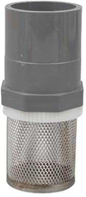 1 Pièces 20/25/32/40/50mm PVC Filtre for Jardin Irrigation Pompe À Eau Filtre D'entrée Aquarium Raccords De Tuyauterie (Color : Grey, Size : Inside Diameter 50mm)