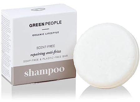 Green People - Duftfreies Festes Shampoo - Natürlich & Bio Zero Waste - Ultra Sanft für Sensible Kopfhaut - Vegan - 50g