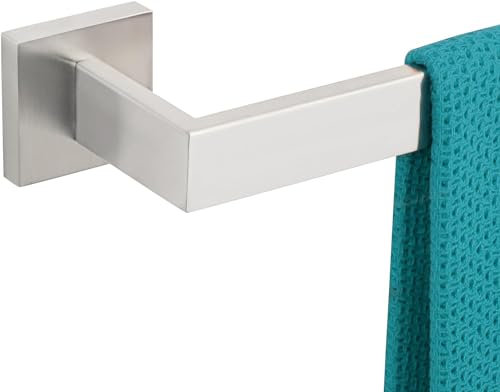 36 Zoll Handtuchstange für Badezimmer 12/16/24/28/32/36 Zoll Edelstahl 304 Gebürstetes Nickel Handtuchhalter Modern Quadratisch Handtuchstange Rostfrei Wandhalterung (Nickel gebürstet, 91,4 cm)